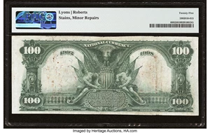 image for: Baker City, OR - $100 1902 Date Back Fr. 689 The First National Bank Ch. # (P)2865 PMG Very Fine 25....