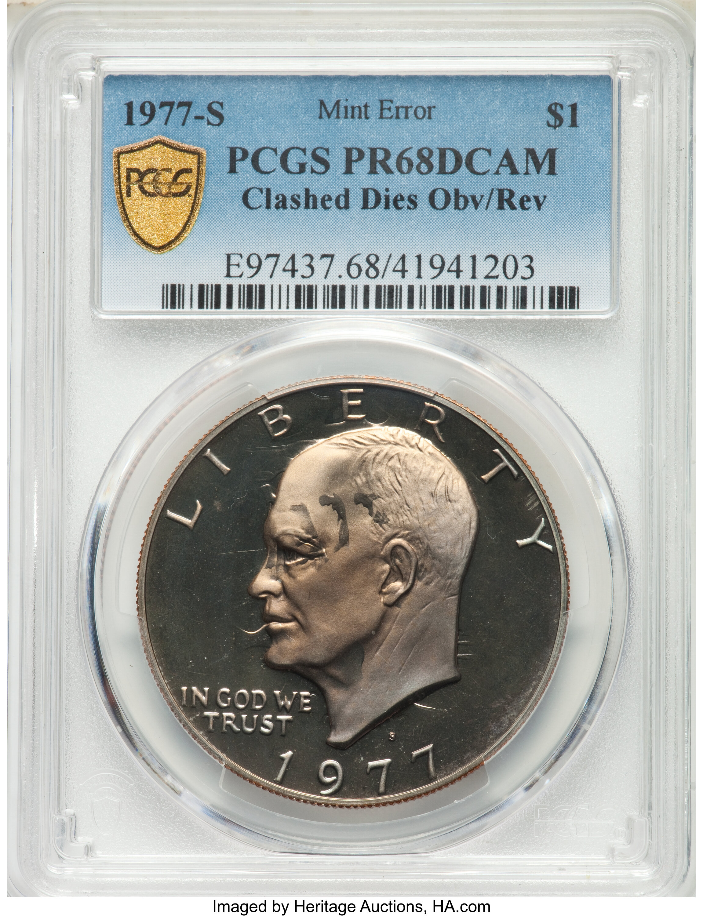 1977-S $1  Clad PR DCAM AU53 DCAM thumbnail 24