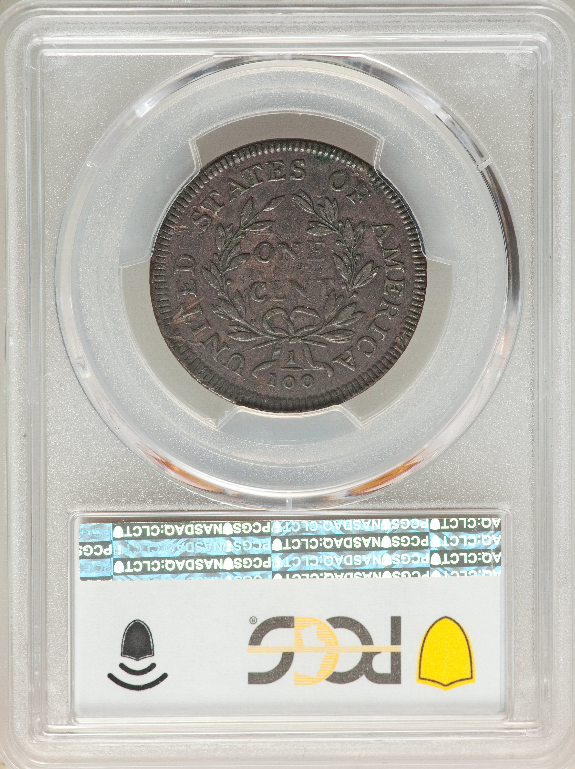 image for: 1797 1C Reverse of 1797, Stems, S-139, B-21, R.1, VF35 PCGS. PCGS Population: (1/7 and 0/1+). NGC Census: (0/6 and 0/0+). C...