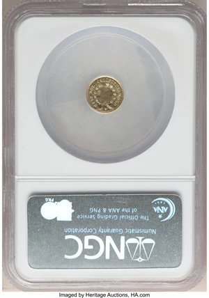image for: 1854 50C Liberty Round 50 Cents, BG-431, Low R.5, MS62 NGC. NGC Census: (9/1). PCGS Population: (16/16). MS62. ...
