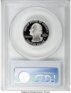 image for: 1999-S 25C Pennsylvania Silver PR69 Deep Cameo PCGS. PCGS Population (4282/24). NGC Census: (4668/344). Numismedia Wsl. Pr...