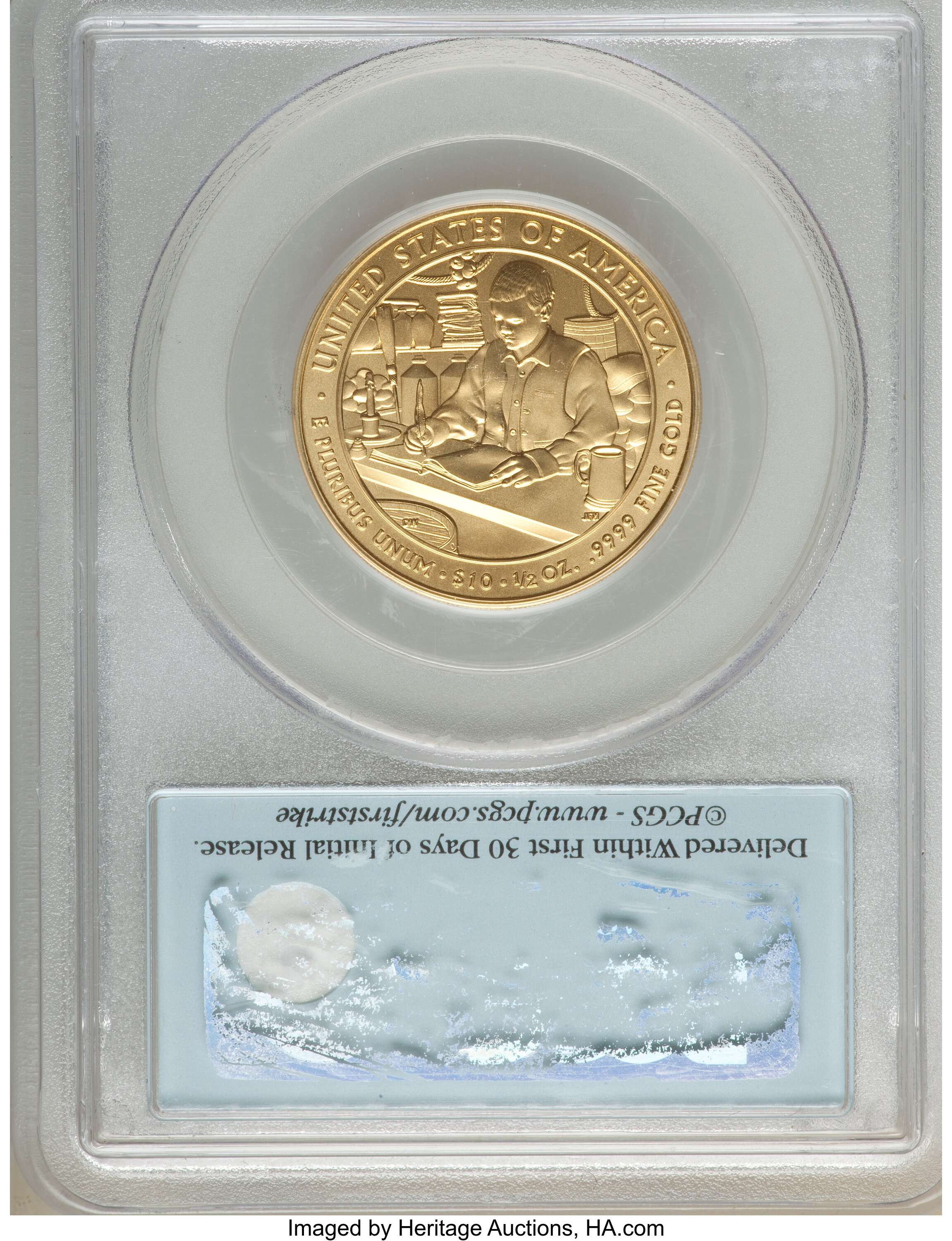image for: 2010-W $10 Buchanan Liberty Gold Ten Dollar, First Strike MS70 PCGS. PCGS Population (194). NGC Census: (0).  Numismedia Ws...