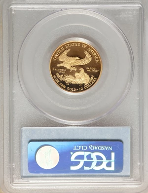 image for: 2010-W $10 Quarter-Ounce Gold Eagle PR69 Deep Cameo PCGS. PCGS Population: (2196/1414). NGC Census: (189/1367). CDN: $607.7...