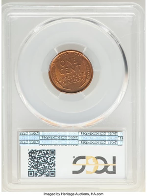 image for: 1916 1C PR65 Red PCGS. With the exception of the 1909 VDB, the 1916 is the scarcest matte proof Lincoln cent in Gem or bett...