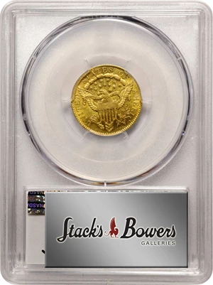 image for: 1806/5 Capped Bust Right Quarter Eagle. BD-2. Rarity-5+. Stars 7x6. AU Details--Cleaned (PCGS).