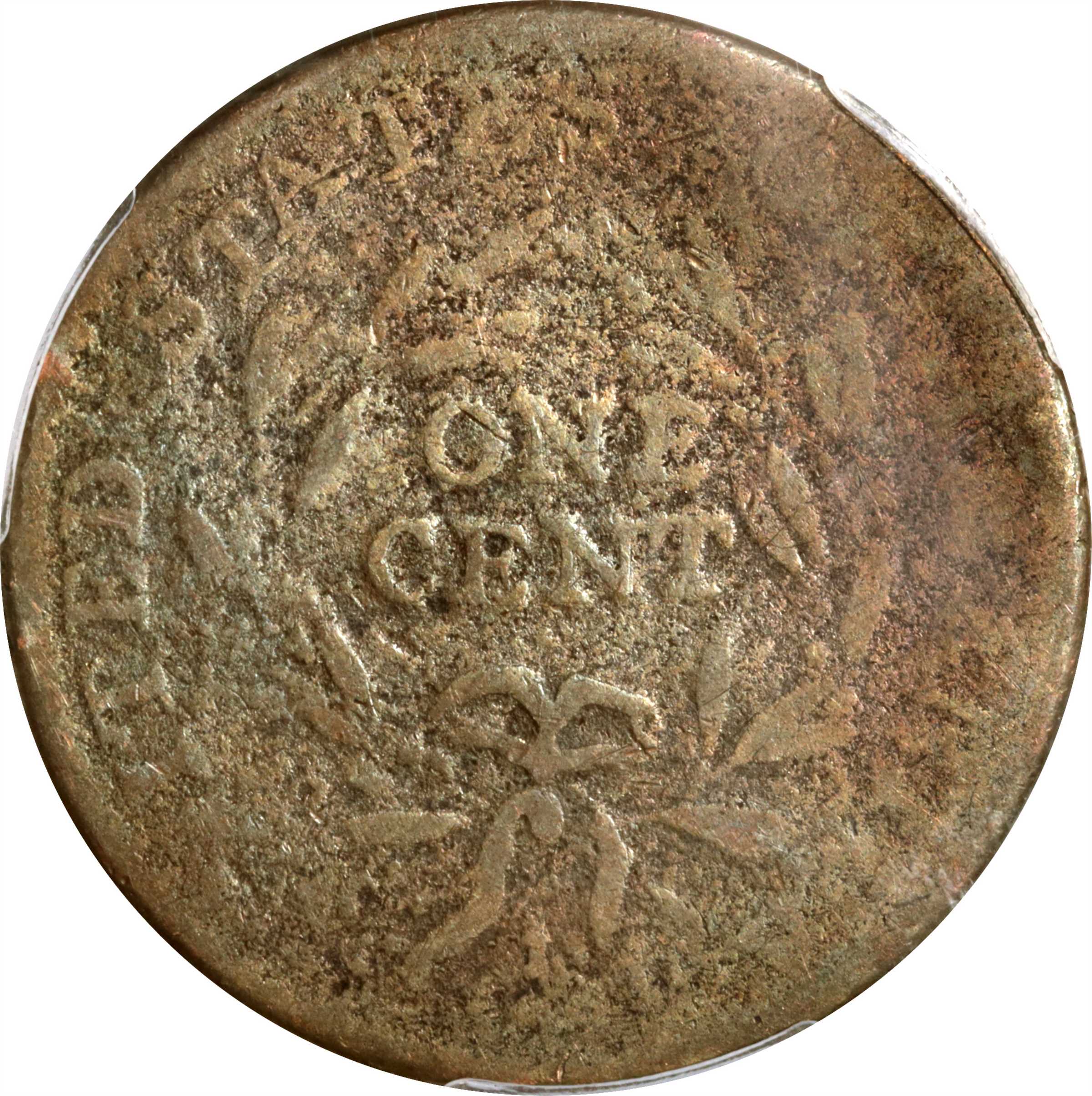 image for: 1794 Liberty Cap Cent. S-55. Rarity-2. Head of 1794, Large Berries. VG Details--Environmental Damage (PCGS).