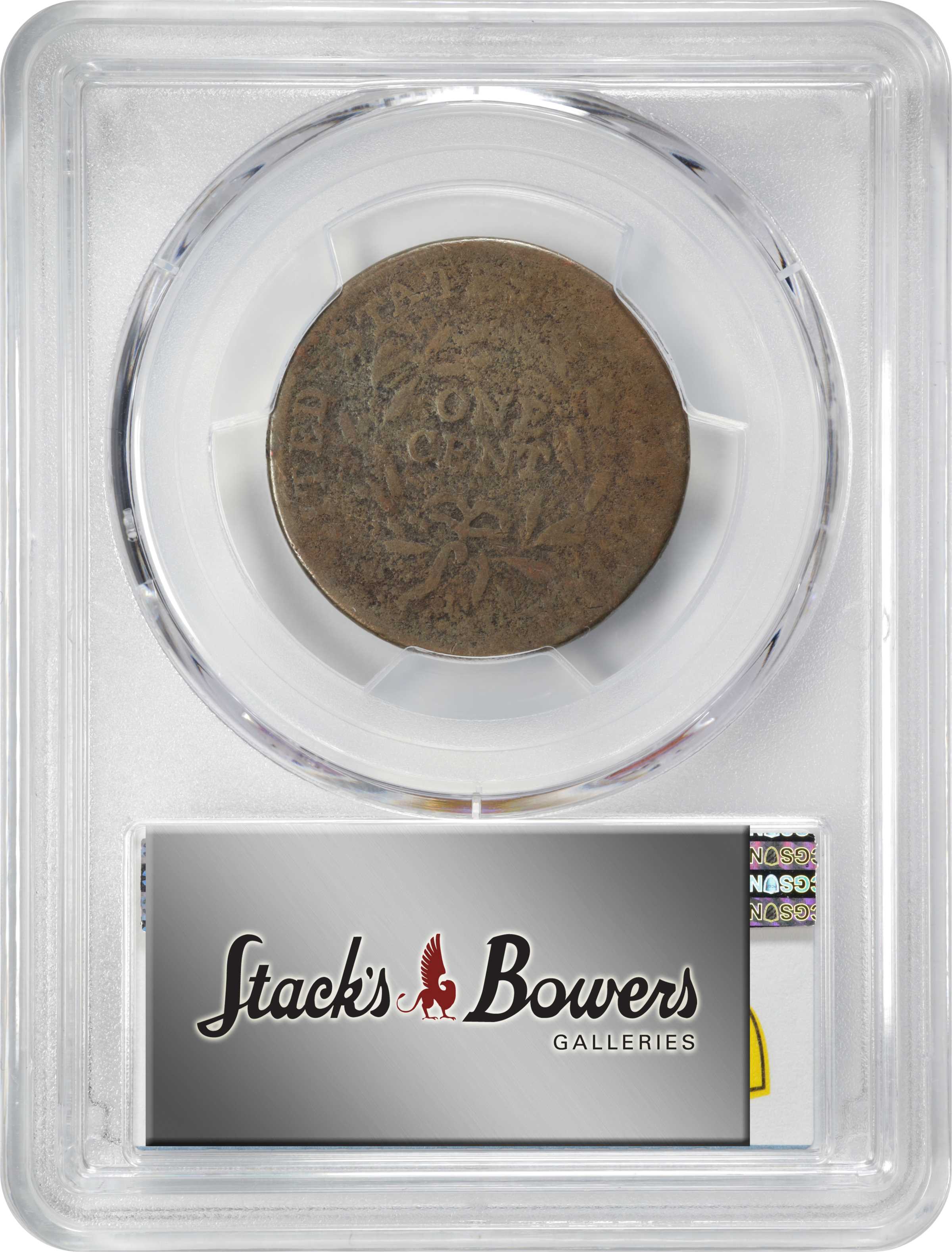 image for: 1794 Liberty Cap Cent. S-55. Rarity-2. Head of 1794, Large Berries. VG Details--Environmental Damage (PCGS).