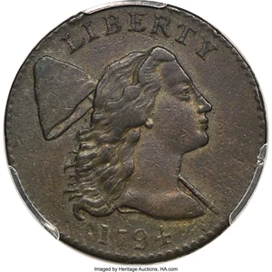 image for: 1794 1C Head of 1794, S-22, B-6, R.1, XF45 PCGS....