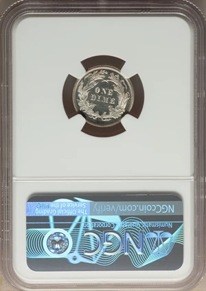 image for: 1871 10C PR66 Ultra Cameo NGC. F-102, R.4....