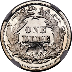 image for: 1871 10C PR66 Ultra Cameo NGC. F-102, R.4....