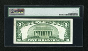 image for: Fr. 1527* $5 1928B Legal Tender Star Note. PMG Very Fine 30....