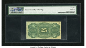 image for: Fr. 1303 25c Fourth Issue PMG Uncirculated 62 EPQ....