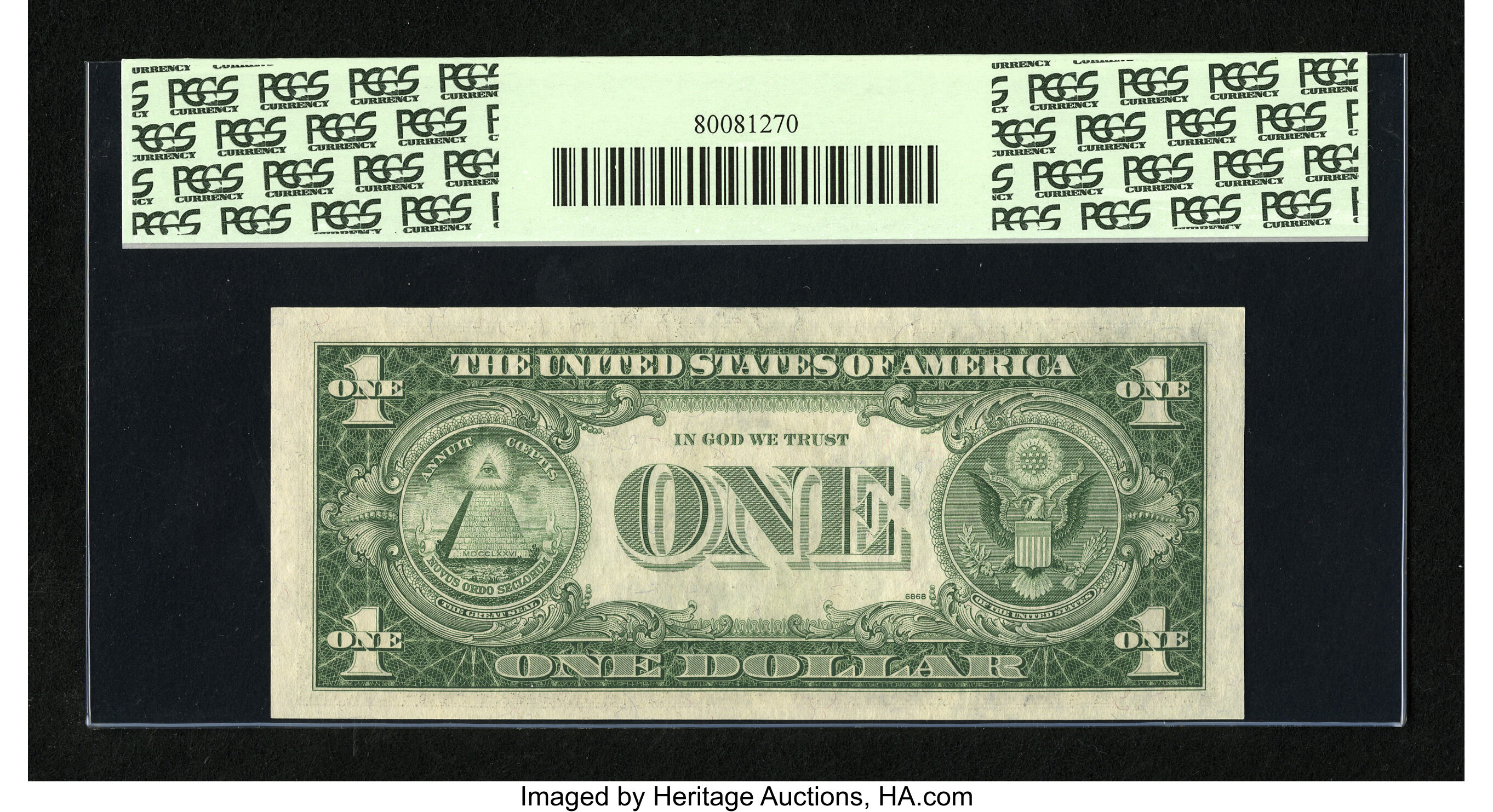 image for: Fr. 1618* $1 1935H Silver Certificate. PCGS Gem New 66PPQ....