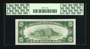 image for: Fr. 1860-J $10 1929 Federal Reserve Bank Note. PCGS Choice About New 58....
