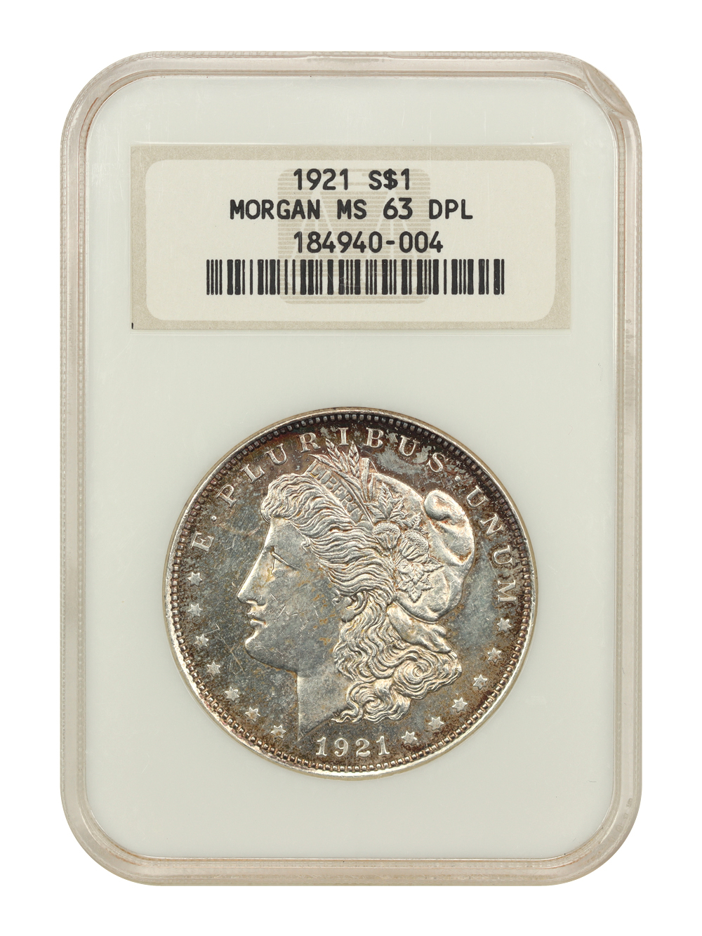 1921 $1  Morgan MS DMPL MS63 DMPL CAC thumbnail 7