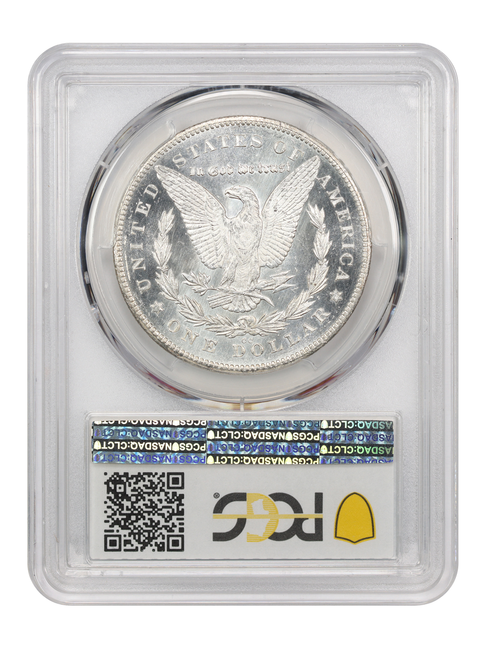 image for: 1878-CC $1 PCGS MS65 PL (VAM-11  Lines in Wing)