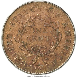 image for: 1794 1C Head of 1794, S-22, B-6, R.1, XF40 PCGS....