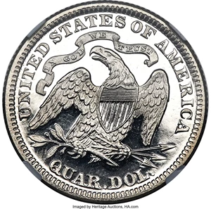 image for: 1890 25C PR68 Cameo NGC....