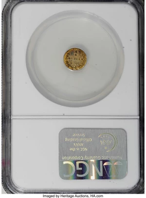 image for: 1865 25C Liberty Round 25 Cents, BG-822, R.4, MS62 NGC. NGC Census: (5/1). PCGS Population (17/18). (#10683)...