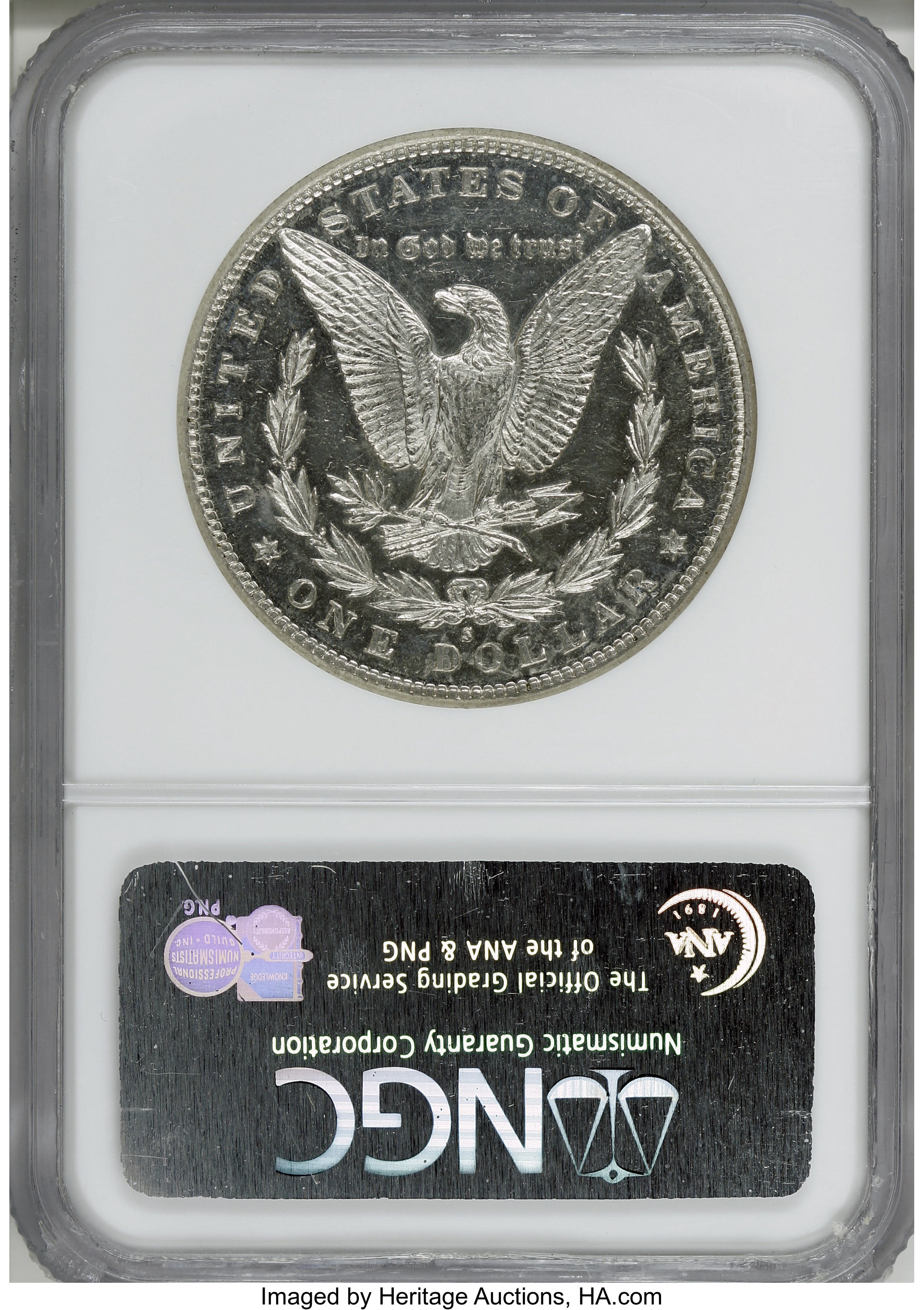 image for: 1884-S $1 MS61 Deep Mirror Prooflike NGC....