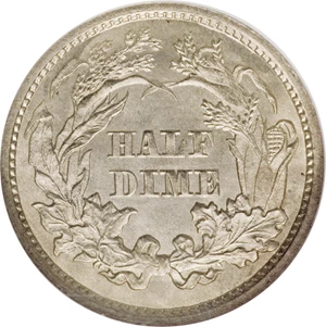 image for: 1860 H10C Transitional MS67 NGC....