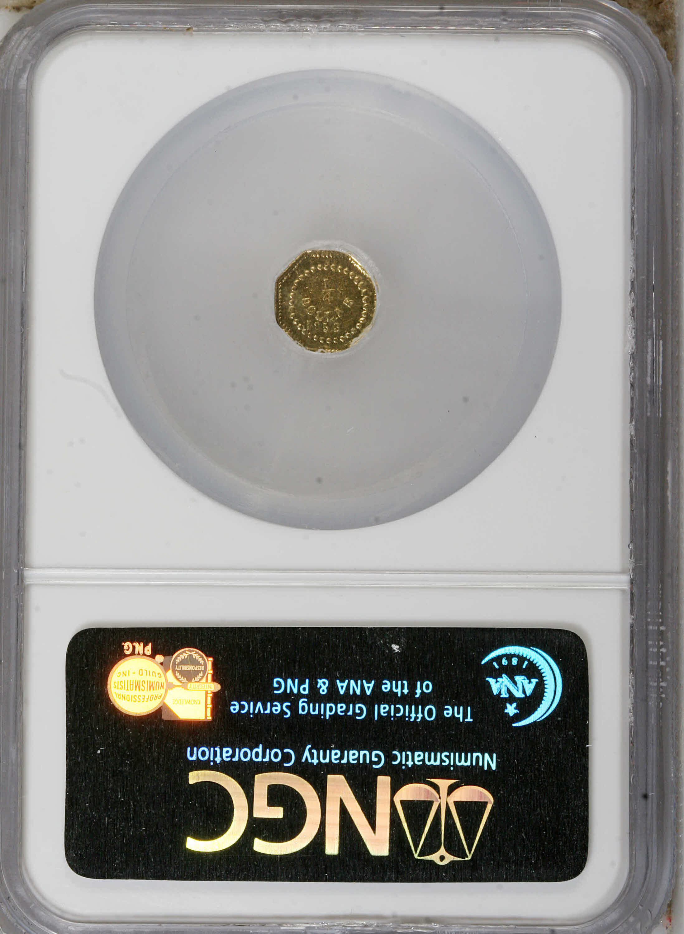 image for: 1853 25C Liberty Octagonal 25 Cents, BG-102, Low R.4, MS63 NGC. NGC Census: (3/4). PCGS Population (37/17).   (#10371)...