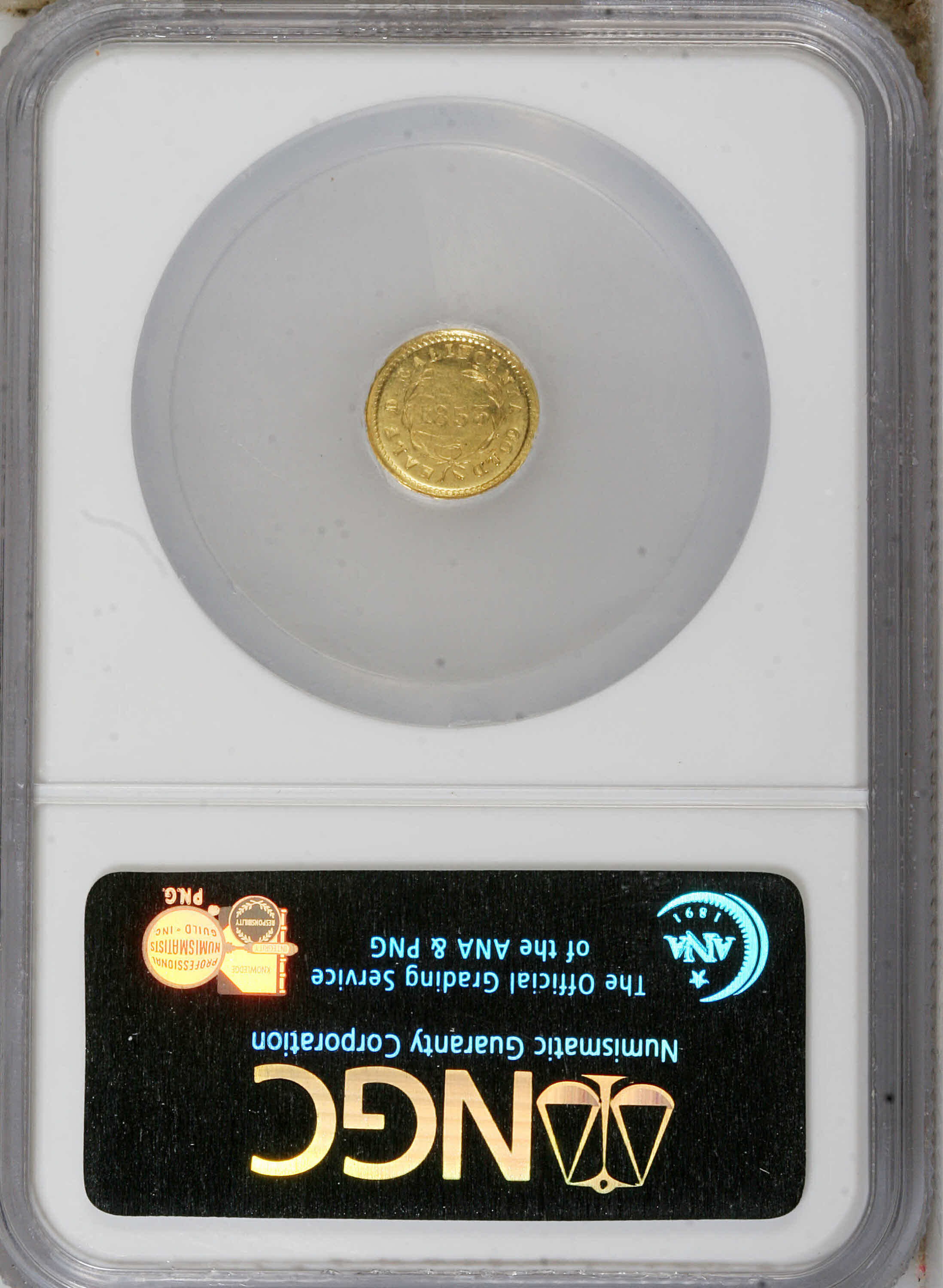 image for: 1853 50C Liberty Round 50 Cents, BG-415, Low R.5, MS62 NGC. NGC Census: (2/0). PCGS Population (10/17).   (#10451)...