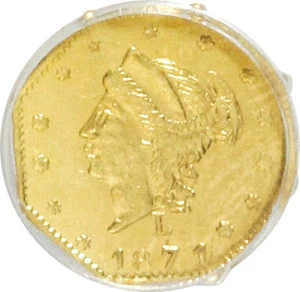 image for: 1871 25C Liberty Octagonal 25 Cents, BG-770, High R.4, MS62 NGC. NGC Census: (4/6). PCGS Population (14/19). (#10597)...