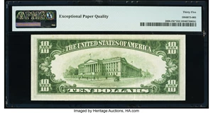 image for: Fr. 2008-I* $10 1934C Federal Reserve Star Note. PMG Choice Very Fine 35 EPQ....