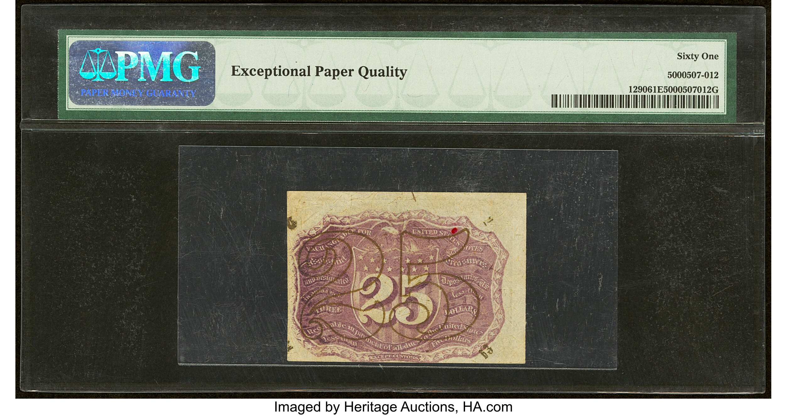 image for: Fr. 1290 25¢ Second Issue PMG Uncirculated 61 EPQ....