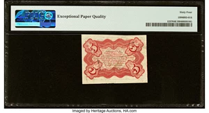 image for: Fr. 1237 5¢ Third Issue PMG Choice Uncirculated 64 EPQ....
