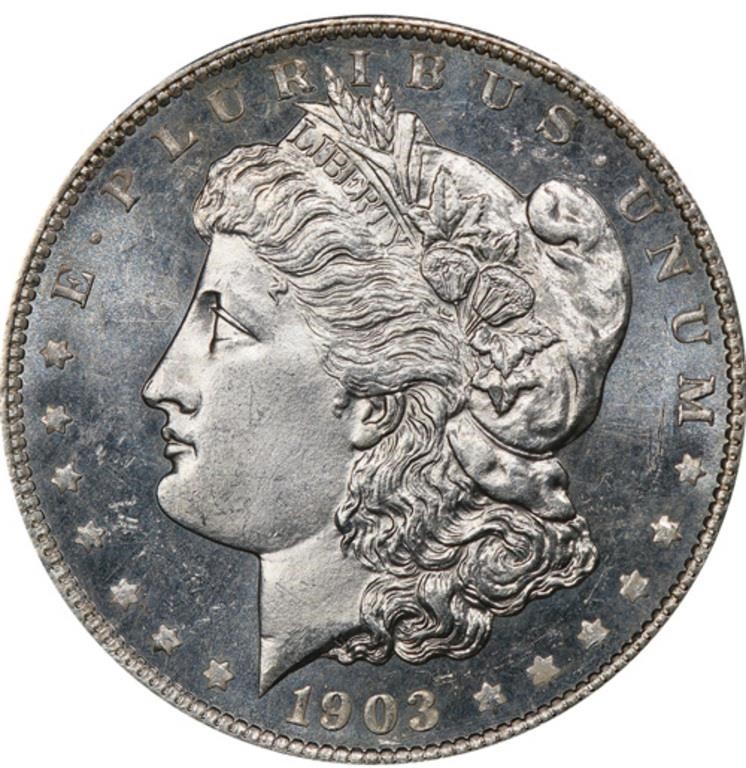 image for: S$1 1903-O  PCGS  MS65 DMPL