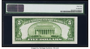 image for: Fr. 1955-I $5 1934 Federal Reserve Note. PMG Choice Uncirculated 64....