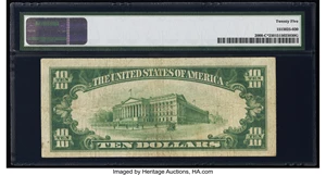 image for: Fr. 2000-C* $10 1928 Federal Reserve Star Note. PMG Very Fine 25....