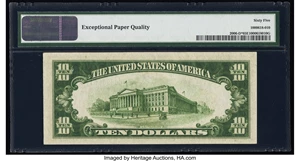 image for: Fr. 2006-D* $10 1934A Federal Reserve Star Note. PMG Gem Uncirculated 65 EPQ....