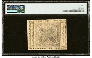 image for: Continental Currency September 26, 1778 $5 PMG About Uncirculated 50....