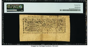 image for: Maryland April 10, 1774 $2/3 PMG Very Fine 25....