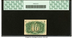 image for: Fr. 1248 10¢ Second Issue PCGS Very Fine 30....