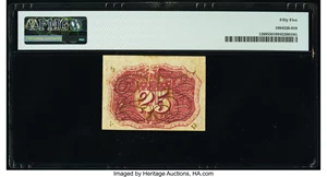 image for: Fr. 1289 25¢ Second Issue PMG About Uncirculated 55....