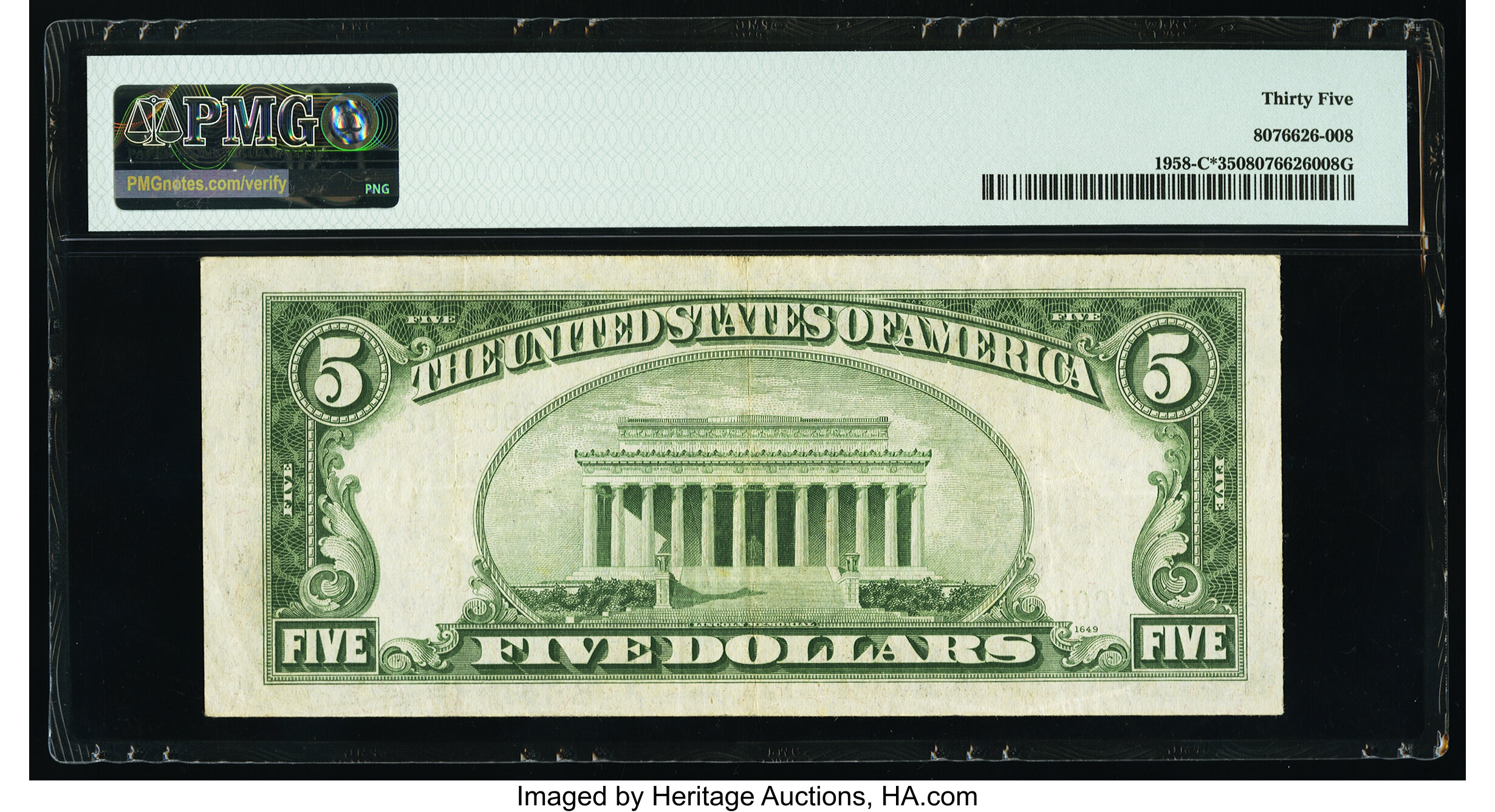 image for: Fr. 1958-C* $5 1934B Federal Reserve Star Note. PMG Choice Very Fine 35....