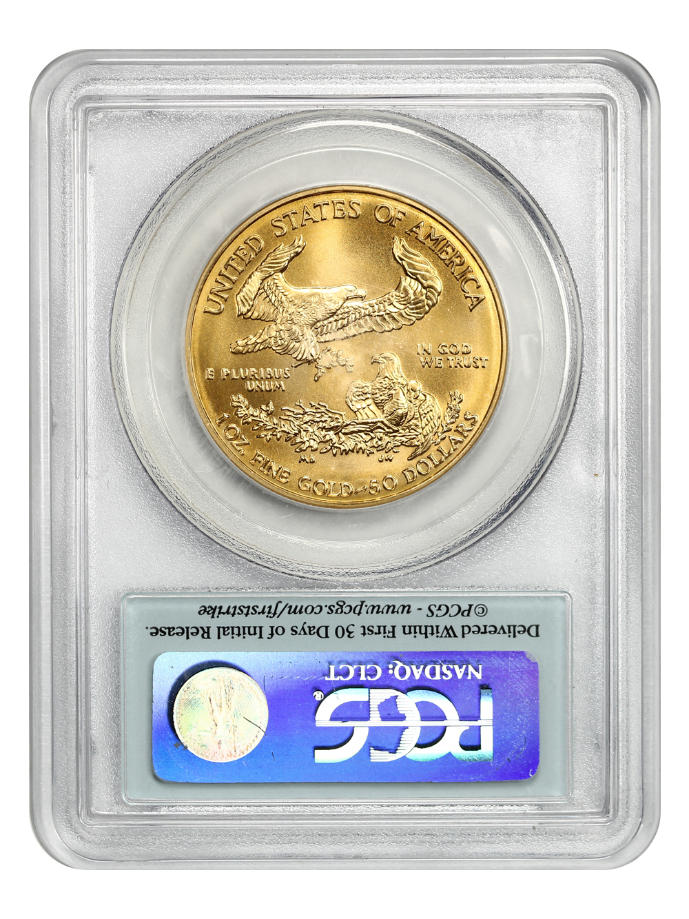 image for: 2006 Gold Eagle $50 PCGS MS69 (First Strike)
