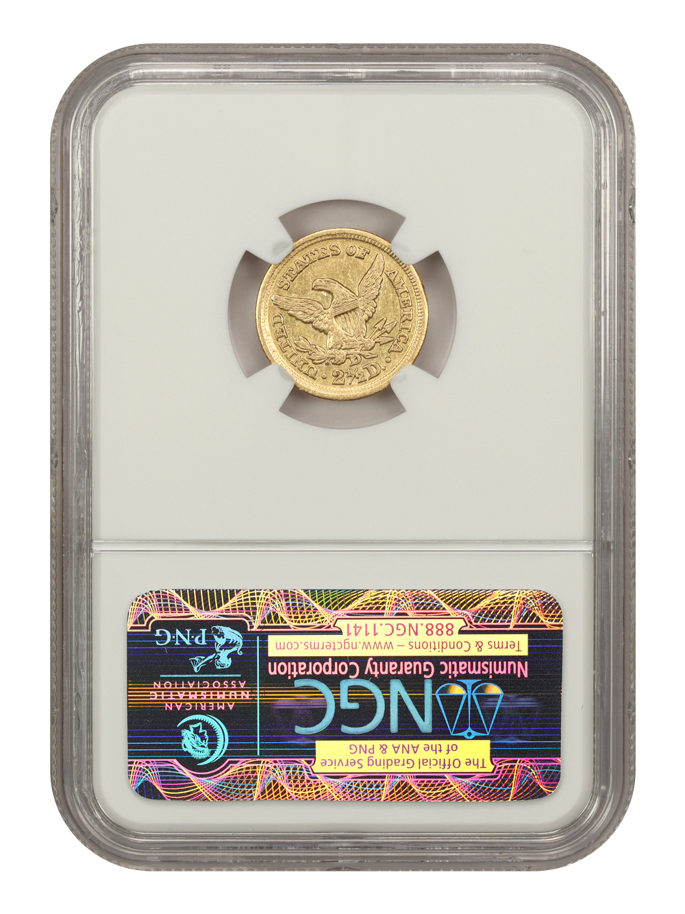 image for: 1853-D $2 1/2 NGC AU55