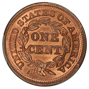 image for: 1848 1c PCGS/CAC MS65 RB