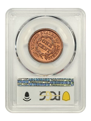 image for: 1848 1c PCGS/CAC MS65 RB
