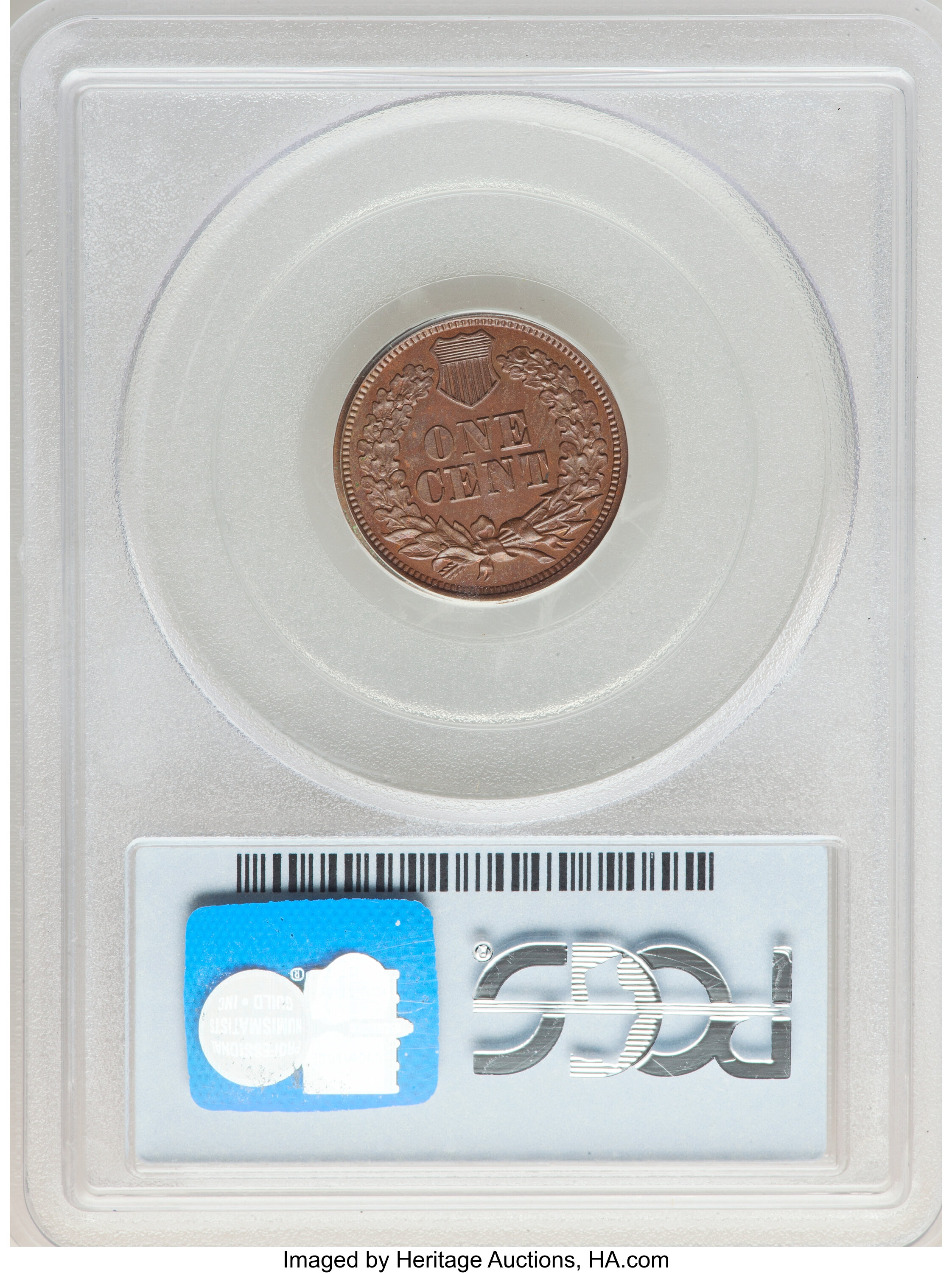 image for: 1864 1C Judd-356a, Pollock-427, Snow-PT1e, Low R.6, PR64 Brown PCGS. CAC. Struck from regular coinage No L dies, in copper ...