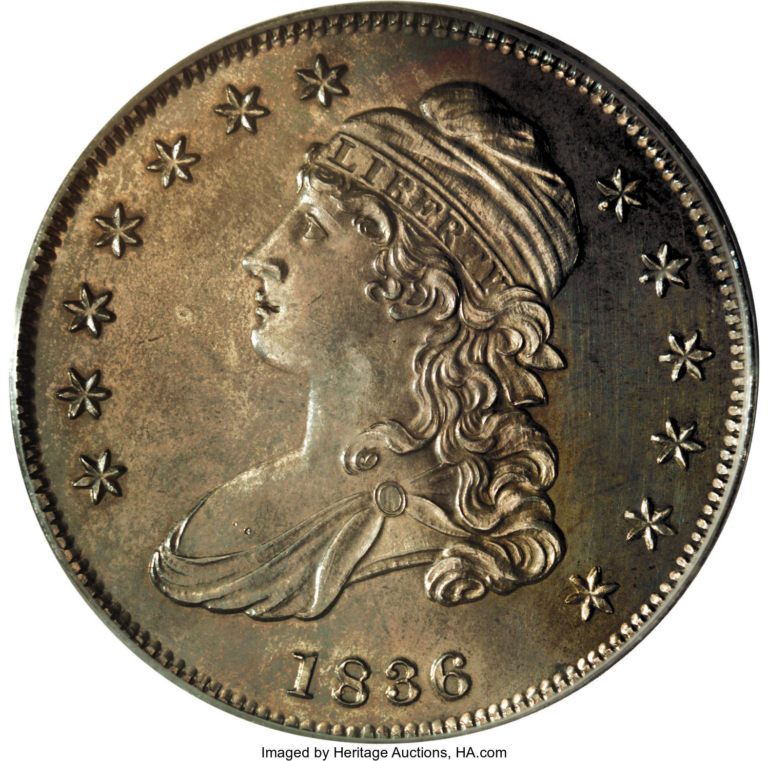 image for: 1836 50C Lettered Edge PR63 PCGS....