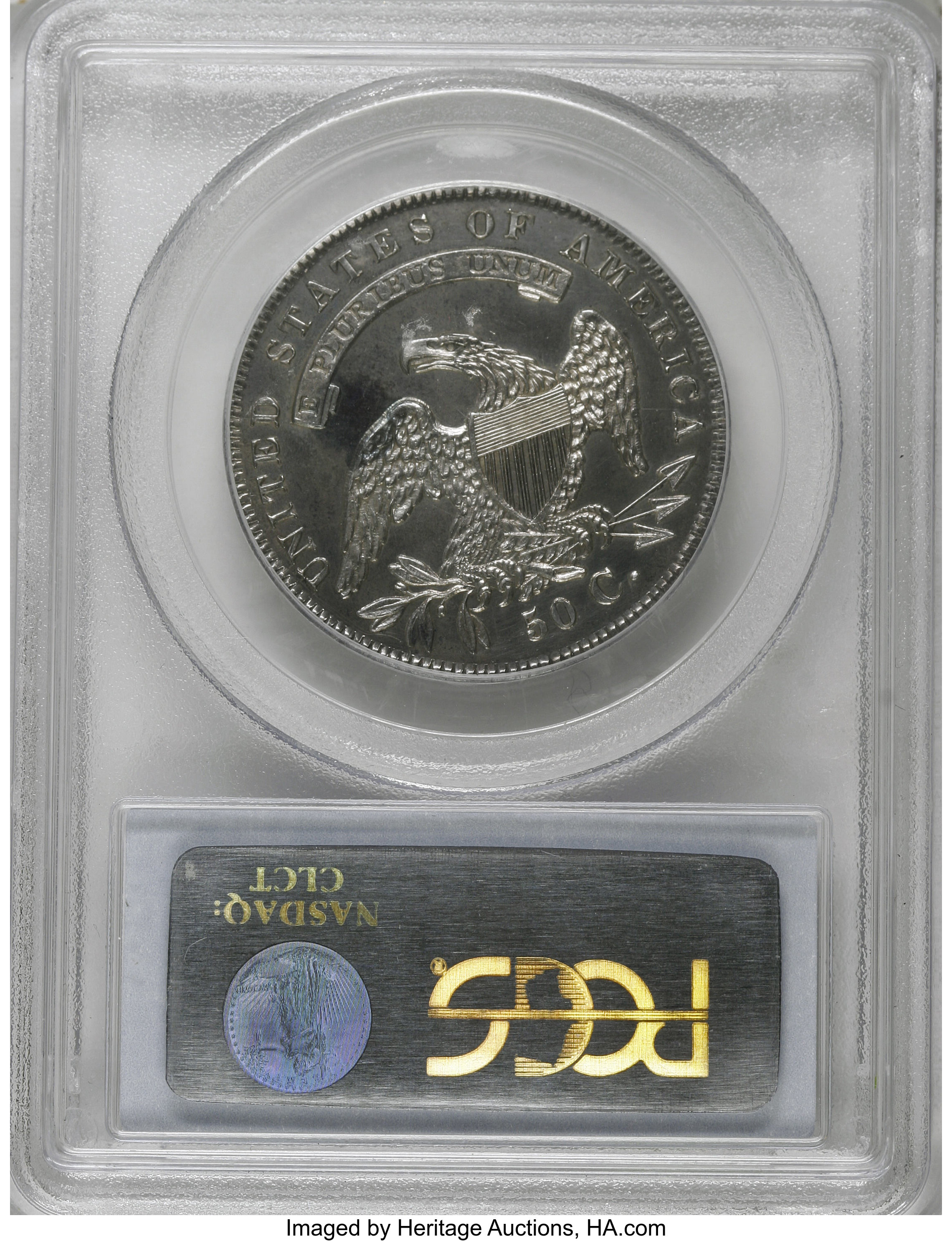 image for: 1836 50C Lettered Edge PR63 PCGS....