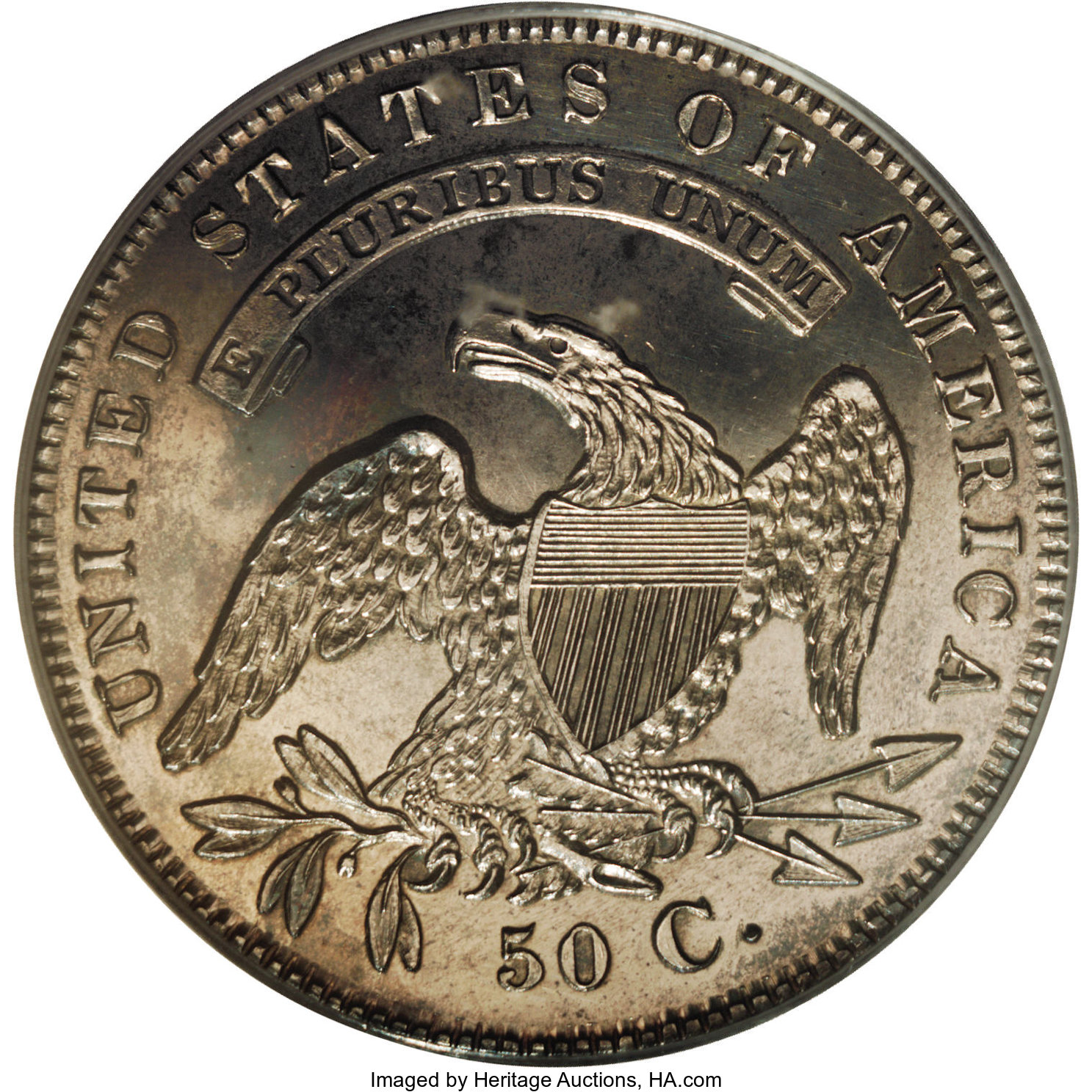 image for: 1836 50C Lettered Edge PR63 PCGS....
