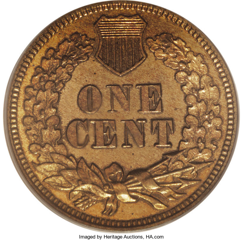 image for: 1866 1C PR65 Red Cameo PCGS....