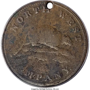 image for: 1820 TOKEN North West VG8 PCGS....